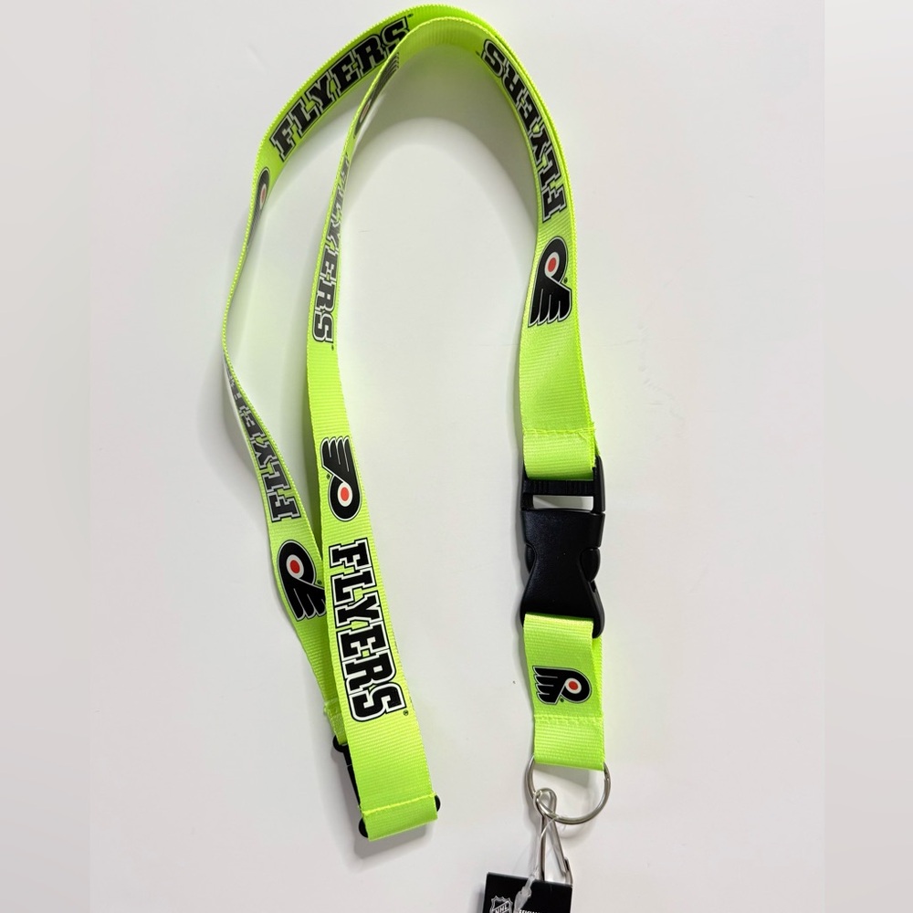 Philadelphia Flyers Neon Lime Lanyard